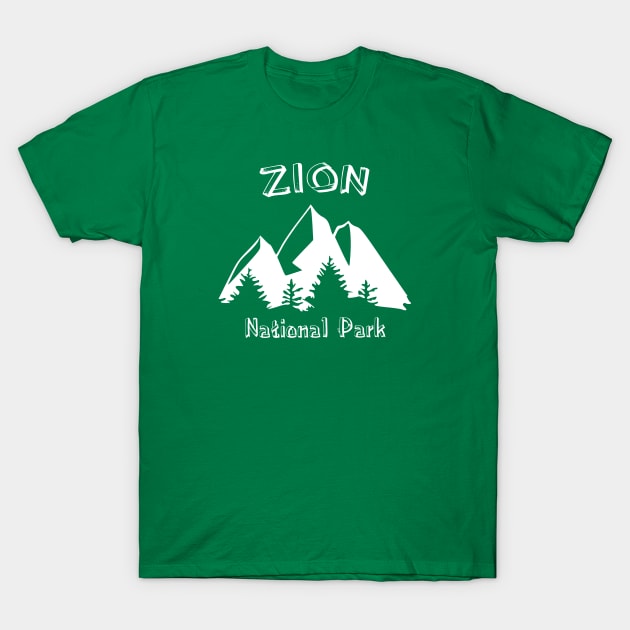 Zion National Park T-Shirt by esskay1000